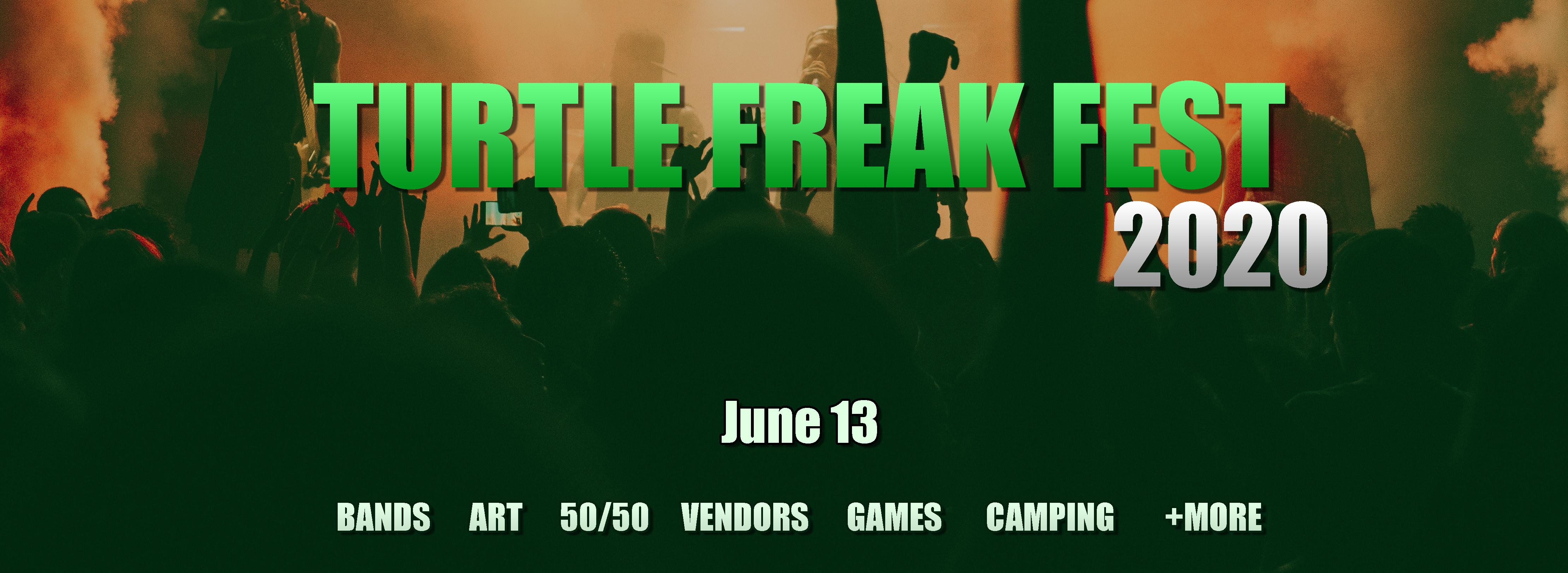 TURTLE FREAK FEST 2020 temp banner